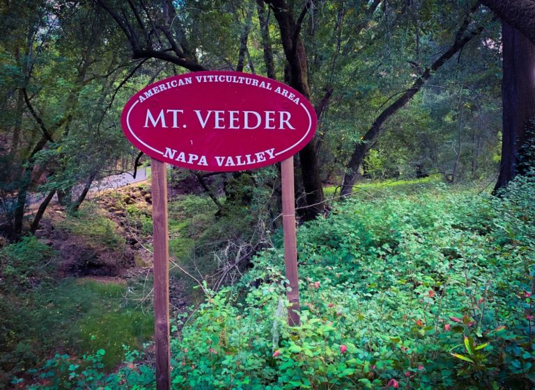 Sign for Mt. Veeder