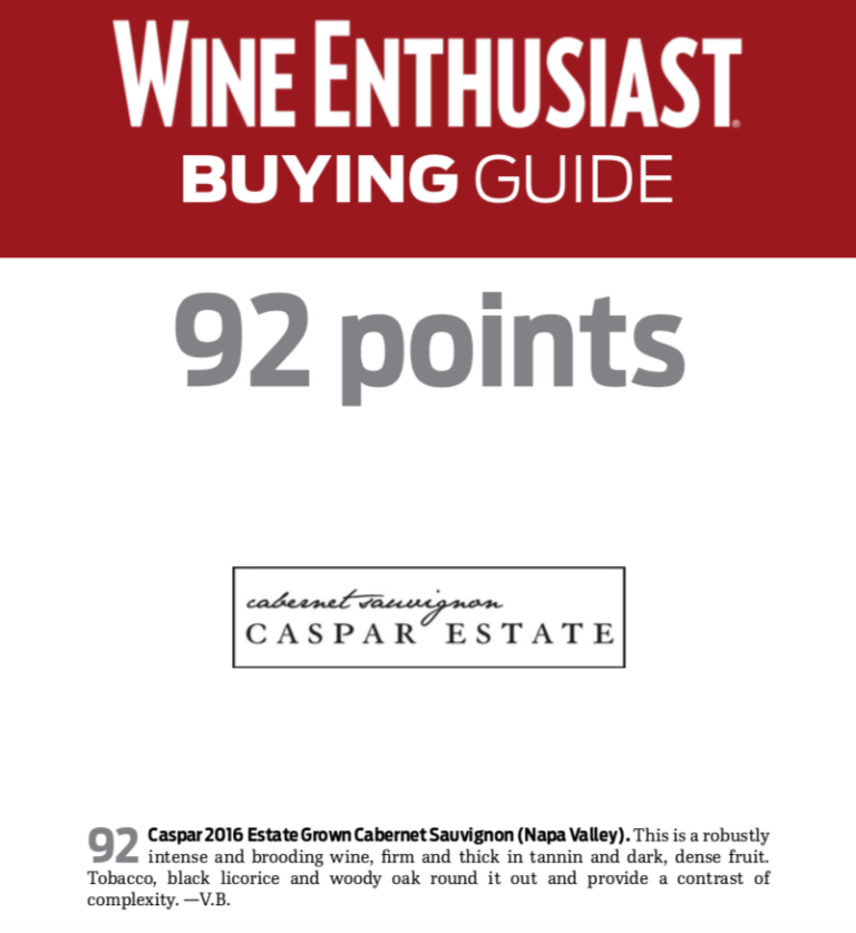 Wine Enthusiast - 92 Points