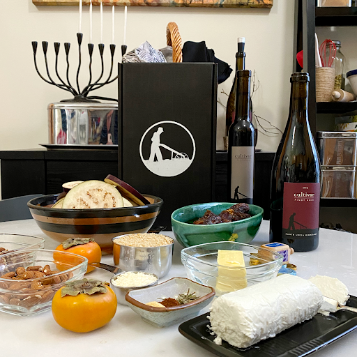Food and wine on Chanukah
